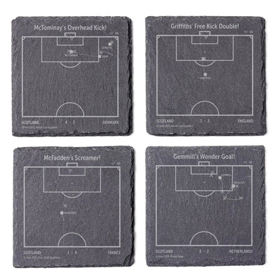 Soccer's Greatest Goals: Slate Coasters