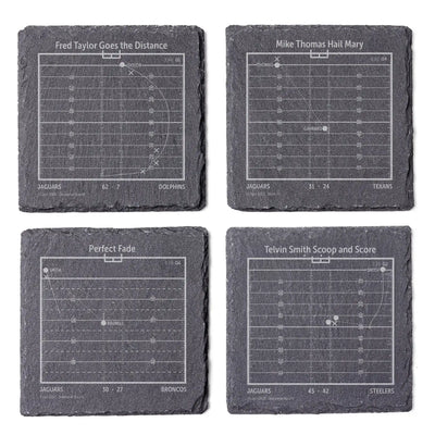 NFL's Greatest Plays: Slate Coasters