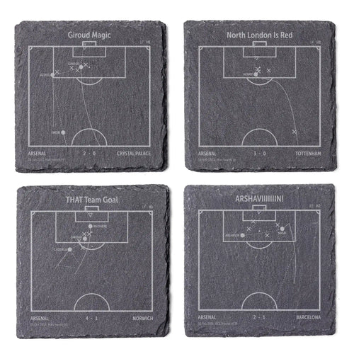 Soccer's Greatest Goals: Slate Coasters