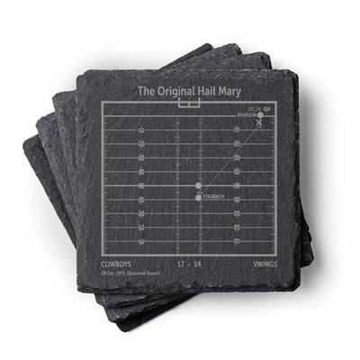 NFL's Greatest Plays: Slate Coasters